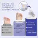 Bunion Socks For Women & Men,Bunion Relief Socks,Big Toe Separator Socks,Toe Straightener Alignment, Hallux Valgus
