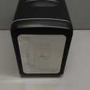 Antarctic Star Mini Compact Refrigerator with Gaming Light, 4L Capacity/6 Cans Portable Mini Fridge, for Bedroom,Car,Office and Dorm, Small Cooler for Cosmetics, Beverage and Food, Black