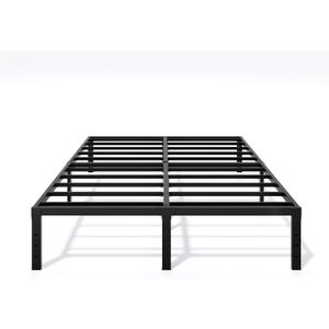 Metal Bed Frame King Size - 14 Inch Heavy-Duty King Platform Bed Frame No Box Spring Needed, Easy Assembly, Noise-Free, Sturdy Mattress Foundation, Underbed Storage Space