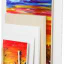 Falling in Art Large Wooden Art Storage Rack - Canvas Drying Stand for Artworks, Frames, Canvases, Drawing Boards, Prints, Panels, Paintings Display