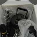 1 Gallon Water Bottle Insulated | Thickened Stainless Steel Vacuum Metal Water Jug | Portable Sports Large for Gym and Hiking with Straw, Carrier Bag, Handle Strap | BPA-Free 128 oz (Advanced Black)