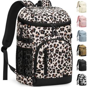 Pritent Cooler Backpack Insulated Waterproof,30/45 Cans Backpack Coolers Leakproof Lunch Backpack for Men Women Portable Soft Cooler Bag for Beach Camping Trave Picnic