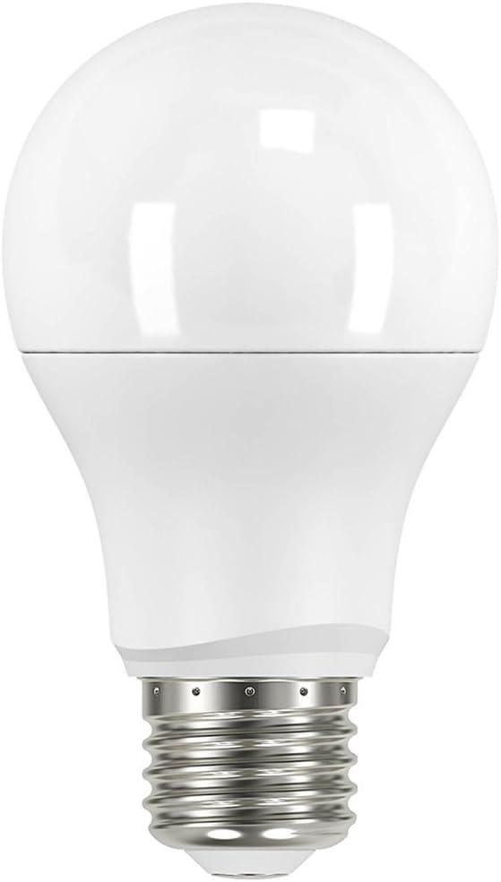 6 Pack Satco S9593 9.5 Watt Non-Dimmable Frosted 2700K Warm White LED A19 Light Bulb - Medium Base (60w Equivalent)