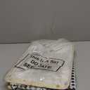 Geelin 3 Pcs Christmas Winter Baskets Wonderland Storage Basket for Gifts Collapsible Waterproof Canvas Xmas Reindeer Storage Bin Organizer with Handles for Book Closet Shelf Nursery Decor