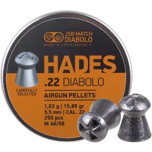 JSB Match Diabolo Hades .22 Cal, 15.89 Grain, Hollowpoint, 250 Count