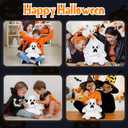 Halloween Ghost Plush - 9.8 Inch Soft Ghost Stuffed Animal for Halloween Decoration, Party Decor for Kids and Adults Party Gift