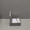 60 Amp Single Phase, 3 Wire, Solid Neutral, 2 Spaces and 4 Circuits Outdoor Circuit Breaker Enclosure(9.5 x 6 x 5 inches)