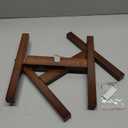 Rnined Adjustable Plant Stand Indoor,Bamboo Mid Century Modern Plants Stands, Stable Plant Holder,Fit 8 9 10 11 12 inch Pots (Pot & Plant Not Included) (walnut)