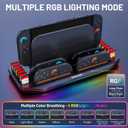 RunSnail Charging Dock for Nintendo Switch 2 with 12 Game Card Storage Slot