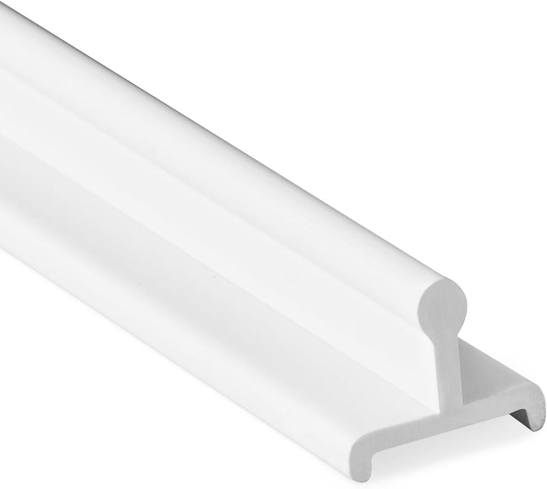 Colingmill 1 Pcs Sliding Screen Door Replacement Track 72 Inch Vinyl Bottom Track Sliding Door Screen Replacement Rail