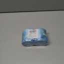 LaRibbons Christmas Wired Ribbon 2.5 inch Double Faced Blue Snowflakes and Striped Christmas Ribbon for Tree Garland, Wreath Bow, Xmas Crafts Decorations, 2 Rolls 10 Yards Total