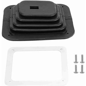 350 Shifter Boot Cover, Shifter Boots, Car Gear Shift Cover Dust, Rubber Shift Boot, 6.69 x 5.51in Manual Automatic Shifter Boot Replacement Parts Easy to Install