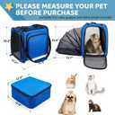 Expandable Cat Carrier with Litter Box, Extra Large Cat Carrier for Car Travel, 17.3"x16.2"x13" Portable Soft-Sided Pet Carrier, Long Road Trip Cage for Large/Medium Cats up to 30 lbs
