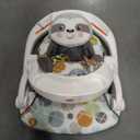Fisher-Price Portable Baby Chair Sit-Me-Up Floor Seat with Snack Tray, Newborn Sensory Activity Toys & Plush Cute Sloth Washable Pad​