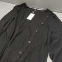 DOLNINE Womens-Plus-Size-Tops Casual Long Sleeve Shirts Trendy Button Side Split Fall Cute Tunic Sweatshirts (4X-Large, Dark Grey)