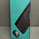 Logitech MK335 Quiet Wireless Keyboard and Mouse Combo - Black/Silver Keyboard and Mouse Combo Wireless, Ambidextrous