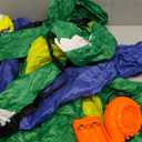 YEAHBEER Inflatable Dinosaur Costume for Kids, T-Rex Fancy Dress Halloween Blow up Costumes Kids Dinosaur Costume, Blow up T-Rex Funny Fancy Inflatable Costume for Halloween Dress (Green), S