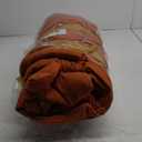 Monbix Queen Comforter Set - 7 Pieces Burnt Orange Bed in a Bag Queen Bedding Sets with Comforters, All Seasons Fall Comforter Bed Set with Sheets,Pillowcases & Shams