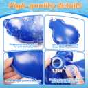 20 Pack Pool Cover Weights Above Ground with Hooks, Leakproof Swimming Pool Cover Hanging Bag Heavy Duty Thick PVC Pool Tarp Weights, Antifreezing Winter Water Bags for Above Ground Pool Cover