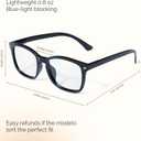 CCVOO Reading Glasses for Women/Men, Eyeglasses, Blue Light Readers for Women/Men, Computer Eye Glasses, Cheaters
