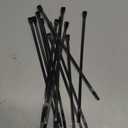 GB Gardner Bender 45-308UVB 8" Black Heavy Duty UV Resistant Cable Ties 15 Count