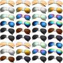 Mepase Classic Sunglasses Bulk for Men Women Driving Sun Glasses Lightweight for UV Protection Fishing Shopping Travel (Dark Color)