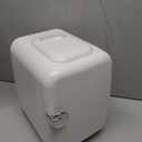 CROWNFUL Mini Fridge, 4 Liter/6 Can Portable Cooler and Warmer Personal Refrigerator for Skin Care, Cosmetics, Beverage, Food,Great for Bedroom, Office, Car, Dorm, ETL Listed (White)