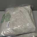 H.VERSAILTEX Linen Blackout Curtains Durable Thick Textured Linen Look 100% Blackout Patio Door Curtain Anti Rust Grommet Extra Wide Sliding Door Curtain Panel, Bleached Sand, W100 x L108 inch