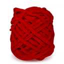 CRAFTYTOP Super Bulky Chenille Yarn #6 for Crocheting & Knitting – Soft, Chunky, Fluffy Yarn Ideal for Baby Blankets, Plush Toys, Amigurumi, DIY Crafts, Cozy Accessories (Ruby Fire)