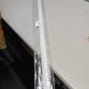 Keego 100% Blackout PVC Light Blocking Strips for Window Shades - Block Light Along The Sides of Blackout Blinds Great for Bedroom Nursery (White, 58.5", 2pcs)