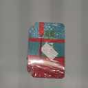 Outus Christmas Gift Card Box Holder with Bows and Tags Merry Christmas Gift Cards Present Wrap Boxes Mini Favor Boxes for Wedding, Xmas, Holiday, Baby Shower Birthday Party Decoration (Snowman)