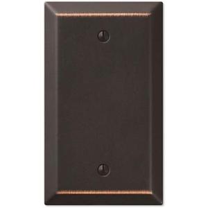 Colester Direct Metal Oil Rubbed Bronze Wall Switch Plate Outlet Cover Toggle Rocker GFI (Blank Plate)