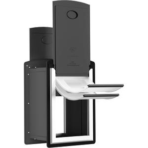 ClawJaw Cat Door for Exterior Wall, Metal Frame and Telescopic Tunnel Pet Door, Double Magnetic Flaps Cat Door and Dog Door, Easy to Install, Black (Pets Up to 22 Lb)-Small