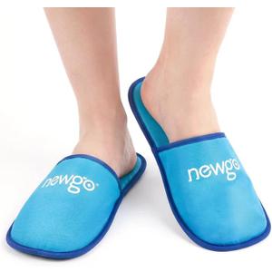 NEWGO Foot Ice Pack Slippers for Plantar Fasciitis and Neuropathy, HSA or FSA Eligible 2 Pack Gel Ice Slippers Hot Cold Pack for Bunion Surgery Pain Relief, Burning Feet
