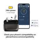Select 300 OTC Hearing Aids, Audiology Team Care Included, Bluetooth Streaming for Calls, Music, Media for iOS & Android, Nearly Invisible & Comfortable, Noise Reduction - Silver