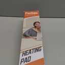 Electric Heating Pad for Pain Relief - 35"x20" King Size, Moist & Dry Heat, Soft Velvet, Machine Washable, Adjustable Temperature, Auto Shut-Off, Ideal for Back, Neck, Shoulder & Menstrual Cramps (Blue)