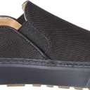 Amazon Essentials Womens Comfortable Slip on Sneaker (10, Black)