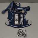 BARKBAY Service Dog Vest Tactical Dog Harness Medium Large Sized Dog Tags Personalized No Pull Adjustable Harness Reflective Working Training Easy Control Military Molle System(Legion Blue,XL)