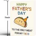 3 x fancu Funny Father's Day Card Gift for Husband from Wife, Father's Day Decorations, Husband Father's Day Card, Cute Romantic Card for Boyfriend