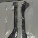 Rear Bumper Cover Retainer Set, Compatible with 2010-2015 Toyota Prius, 2012-2015 Prius Plug-In, Black Back Left & Right Side Bumper Retainer Bracket Pair, Replace# TO1132102, TO1133102