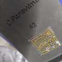 C.Paravano Ballet Flats | Flat Shoes Women | Square Toe Flats | Dress Shoes for Women (11.5, Navy)