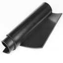 WochiTV Solid Rubber Strips Rolls, 24" Wide x 1/4" Thick x 24" Long Neoprene Rubber Sheets Perfect for DIY Gasket Material, Sealing, Liner, Shield, Padding, Mat