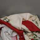 Wewoch Christmas Tablecloth 60"x84" Water Resistant Polyester Table Cloth with Leaf Print Ideal for Indoor Dining Holiday Décor