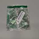 Amazer Shower Curtain Hooks, Decorative Rust Proof Stainless Steel Shower Curtain Hooks for Bathroom Shower Rods Set of 12, Polished Nickel