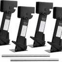 Set of 4 Trailer Stabilizer Leveling Jacks Folding Telescoping Legs for Travel RV Camper - 1000lbs Capacity Each