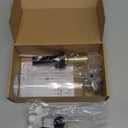 Fonveth Built in Sink Soap Dispenser with 47'' Tube for Kitchen Sink Brushed Champagne Gold Stainless Steel Pump Head with 17 OZ Bottle