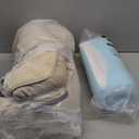 EHEYCIGA Orthopedic Dog Bed for Medium Dog, 35x22x6.5 Inch Memory Foam Dog Couch Bed with Sides, Waterproof Liner & Washable Removable Cover, Bolster Pet Sofa, Beige