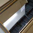 VooBang Vintage Arched Bathroom Mirror, 24x36 Inch Retro Wall Mounted Vanity Mirror with Carved Pattern Top and Metal Frame, Gold Decorative Mirror for Hanging or Leaning