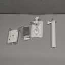 Holicfun 2-in-1 Wall Mount for Ring, Arlo, and Cameras & Solar Panels with 1/4"-20 Screw Hole - White