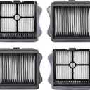 Keluke Vacuum Filter Replacement Compatible with Tineco iFloor 3, Floor ONE S3 & Floor ONE S5, Floor ONE S5 Pro Cordless Vacuum Cleaner, 4 Pack Replacement Filters